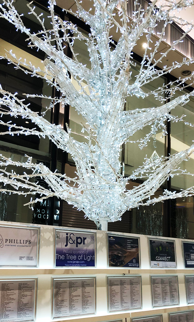 Tree of Light Telford Close Up