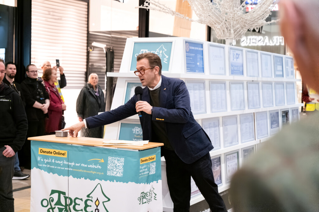 Tree of light switch on